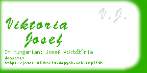 viktoria josef business card